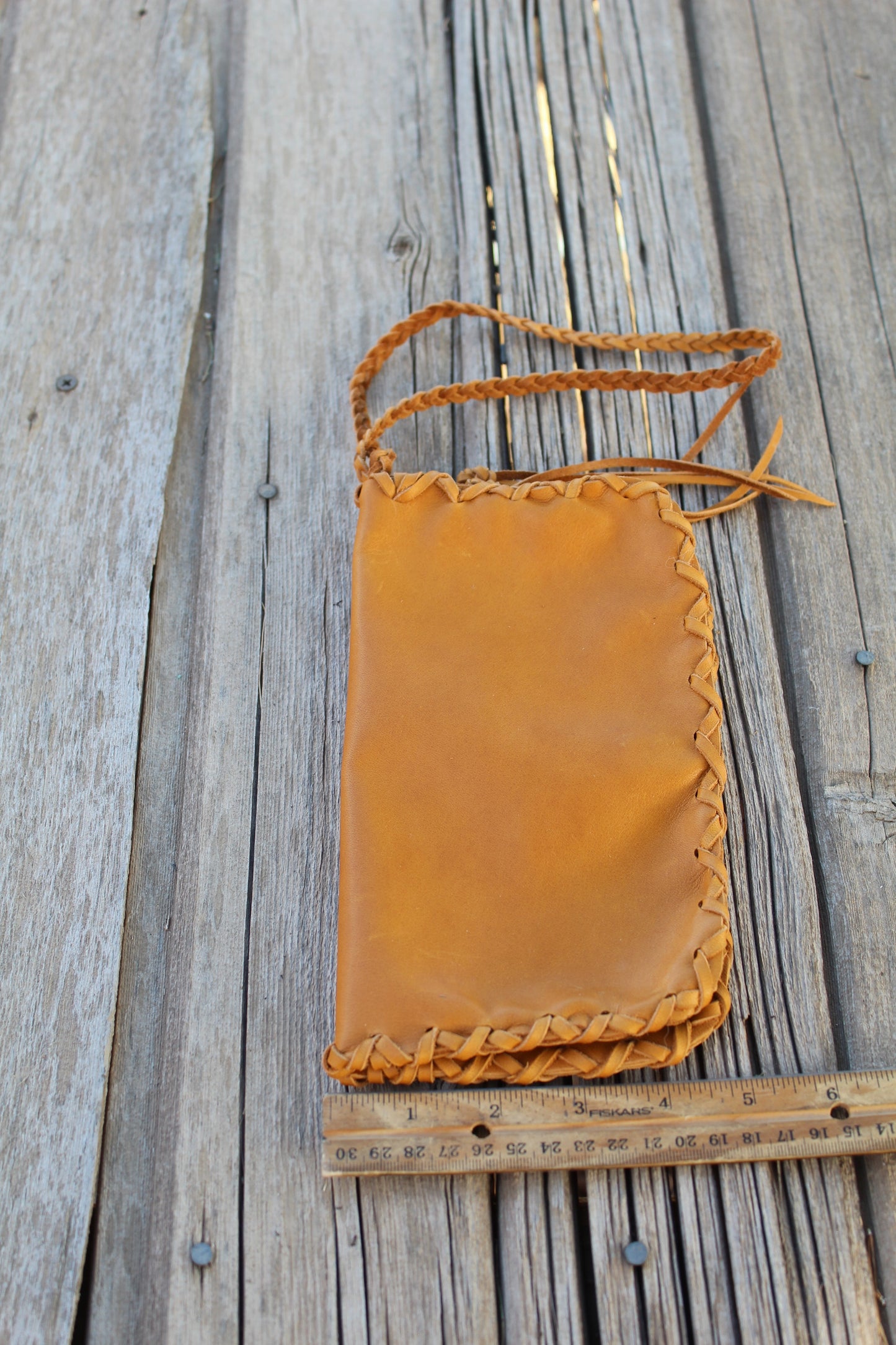 Leather phone bag, phone wrist bag, leather phone wallet
