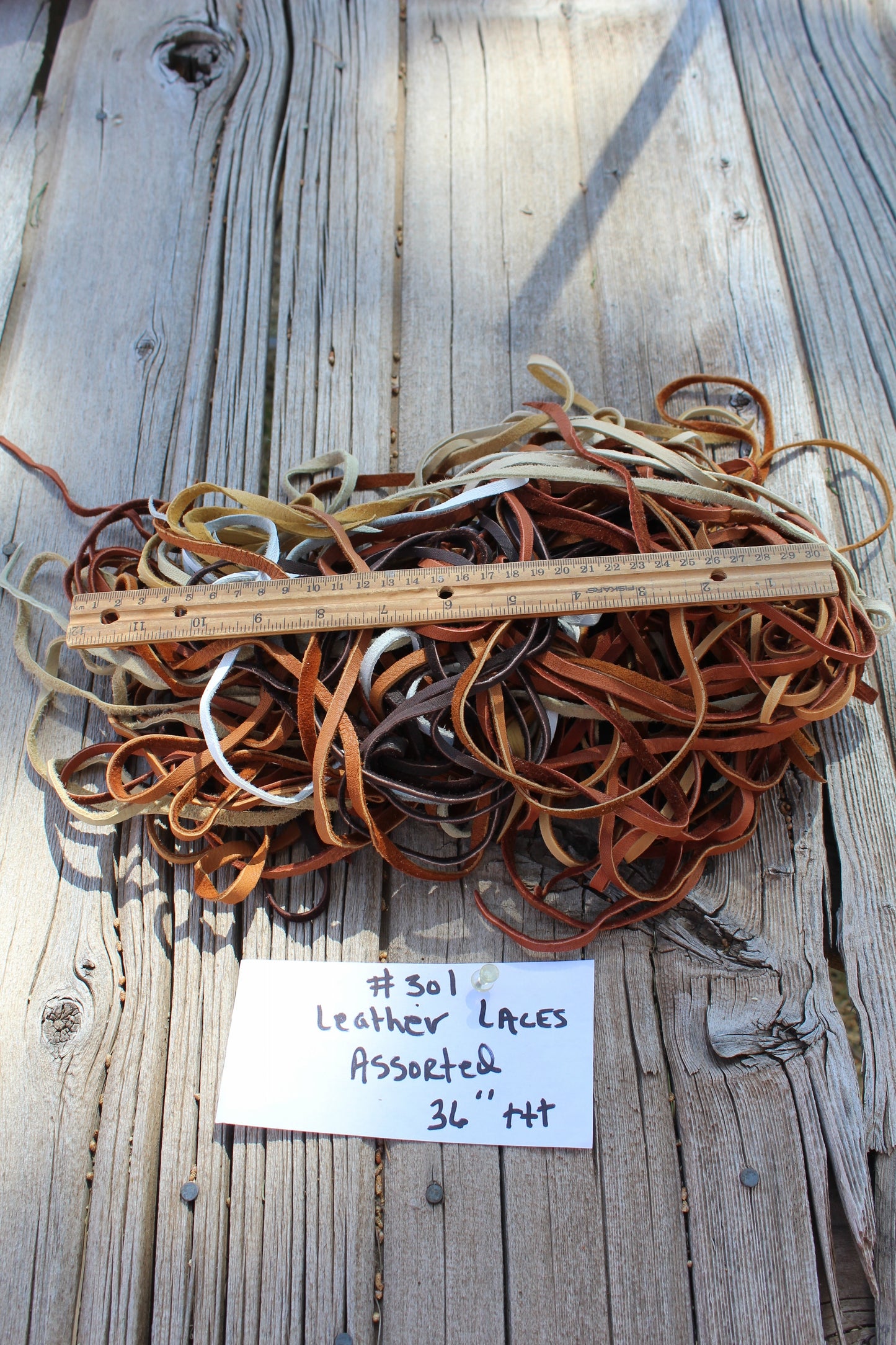 long leather laces, leather craft supplies