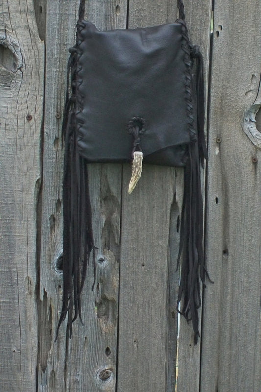 Brown crossbody bag , Leather handbag with fringe , Crossbody phone bag , Leather purse with fringe