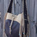 Leather tote, handmade bag, drum bag