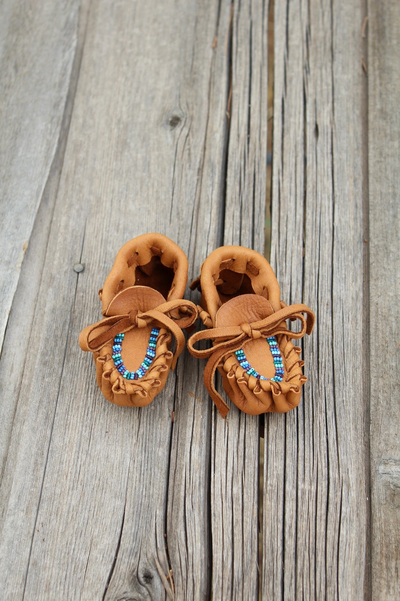 Beaded baby moccasins, baby boy moccasins, baby shoes