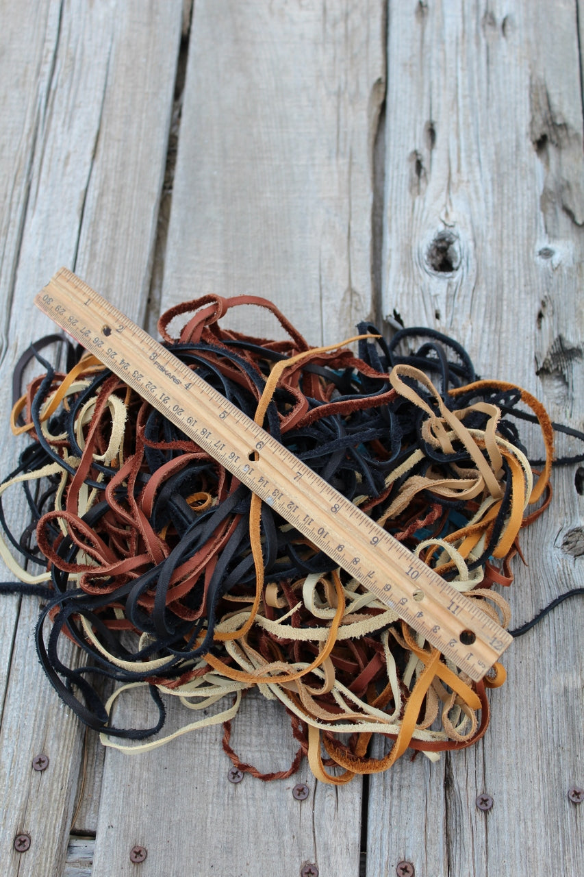 Leather laces , craft laces, leather cord, leather craft supplies E126