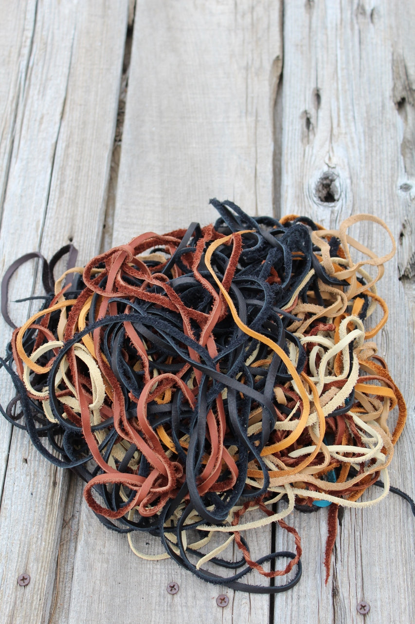 Leather laces , craft laces, leather cord, leather craft supplies E126