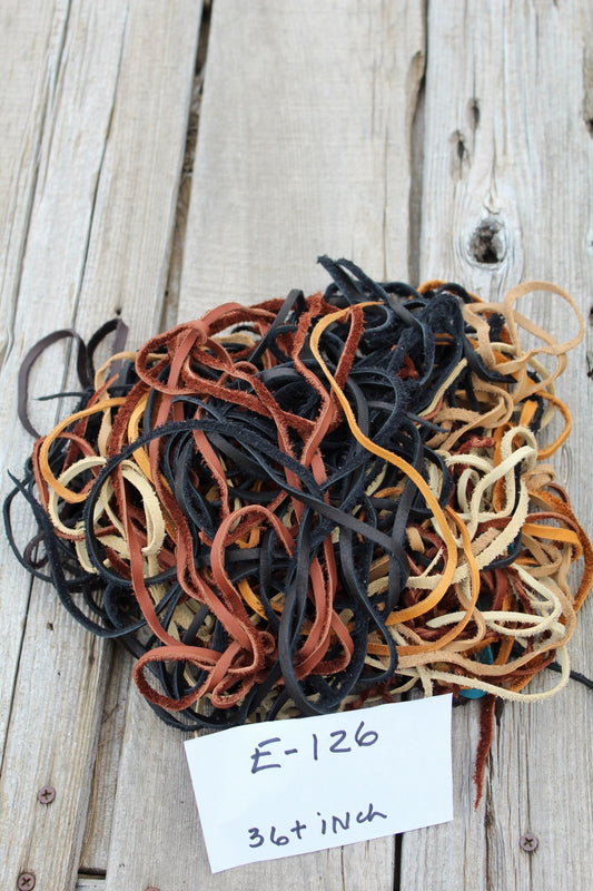 Leather laces , craft laces, leather cord, leather craft supplies E126