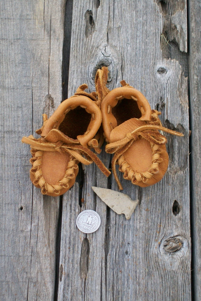 Baby moccasins, leather moccasins, baby gift