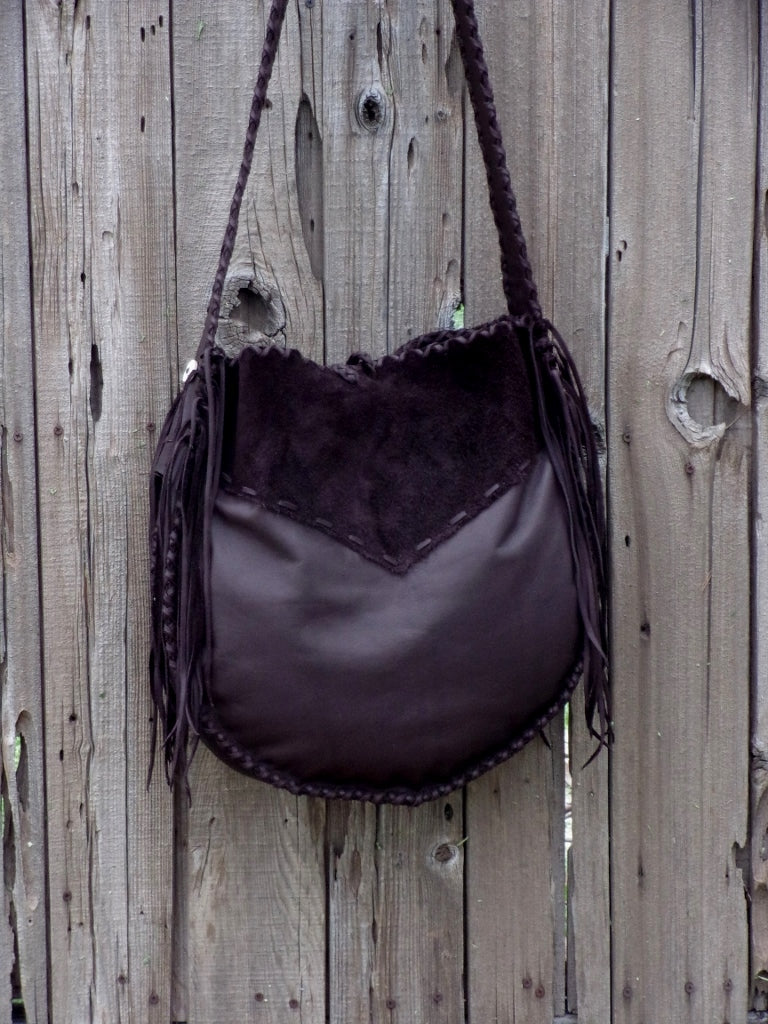 Small Shoulder Bag for Women High Quality Drum Handbag Leather