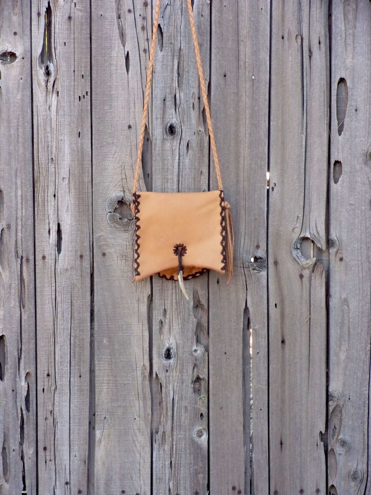 Leather handbag, minimalist bag