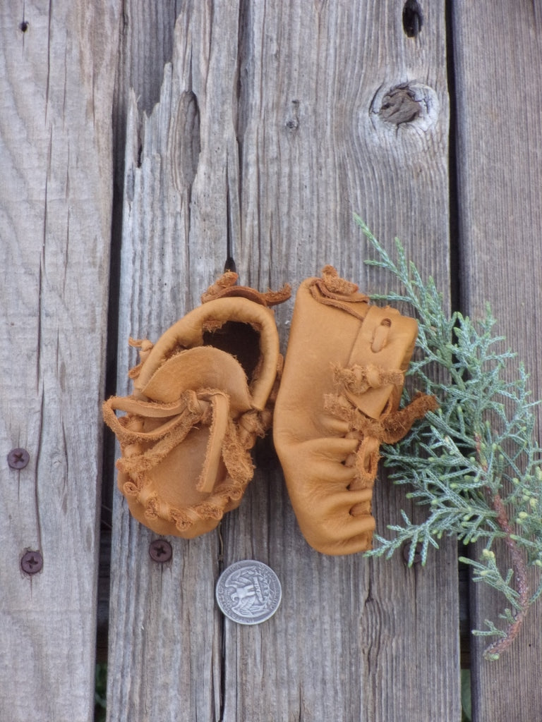 Newborn baby moccasins, baby shoes